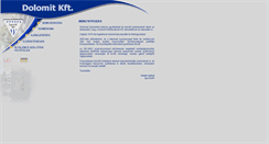 Desktop Screenshot of dolomit-gant.hu