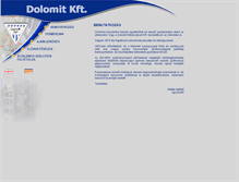 Tablet Screenshot of dolomit-gant.hu